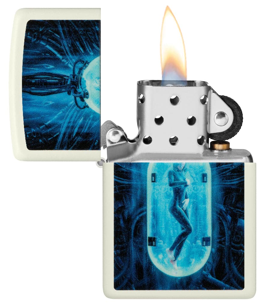 Zippo 48520 49193 Tube Woman Design Glow in the Dark Matte Windproof Lighter - OUTBACK