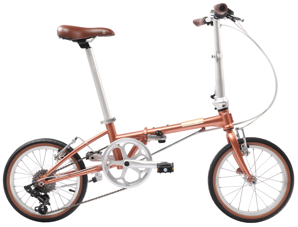 Dahon, Folding Bike Broadwalk D7, Orange White - Athletix.ae