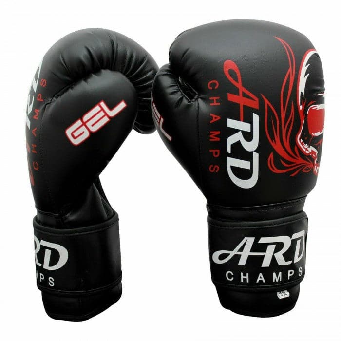 Benlee, Art Leather Boxing Gloves, Black/Red - Athletix.ae