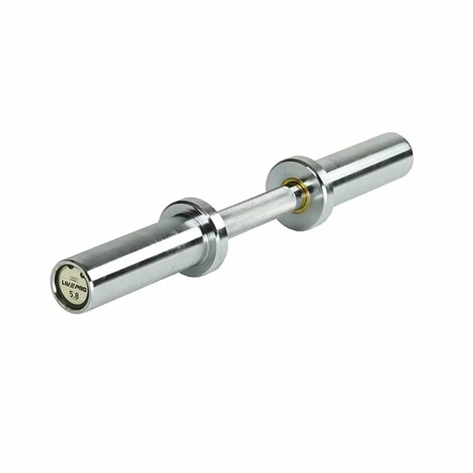 LiveUp Chrome Olympic Dumbbells Bar (Per Piece) LP8084 - Athletix.ae