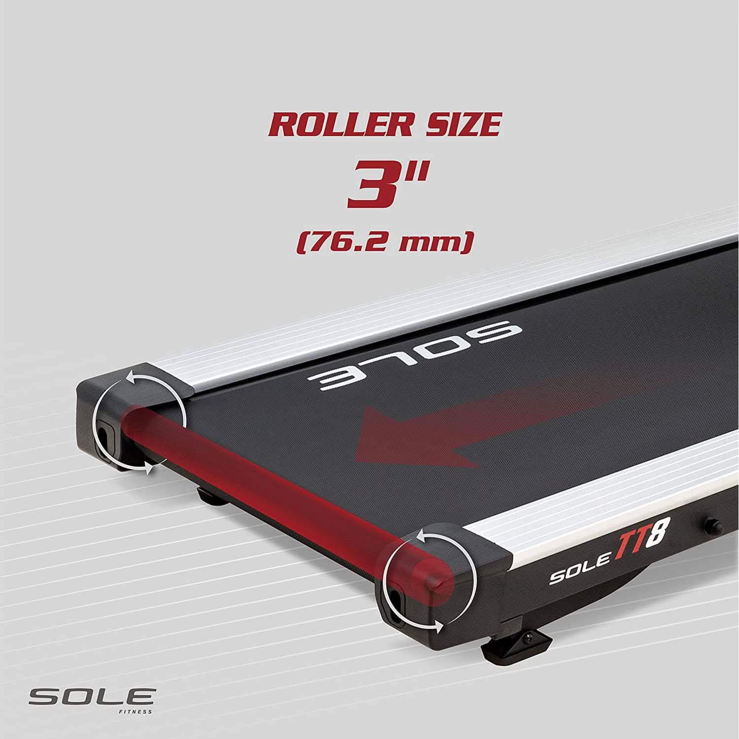 ARGT Sole Fitness TT8 Commercial Treadmill - 4.0 HP- DC Motor