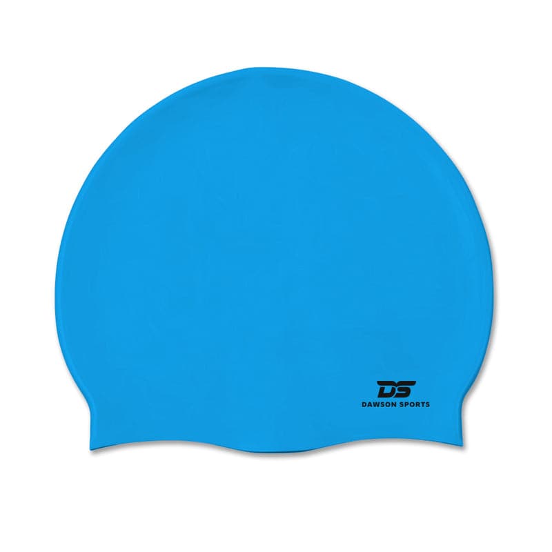 DS Adult Silicone Swimming Cap - Light Blue - Athletix.ae