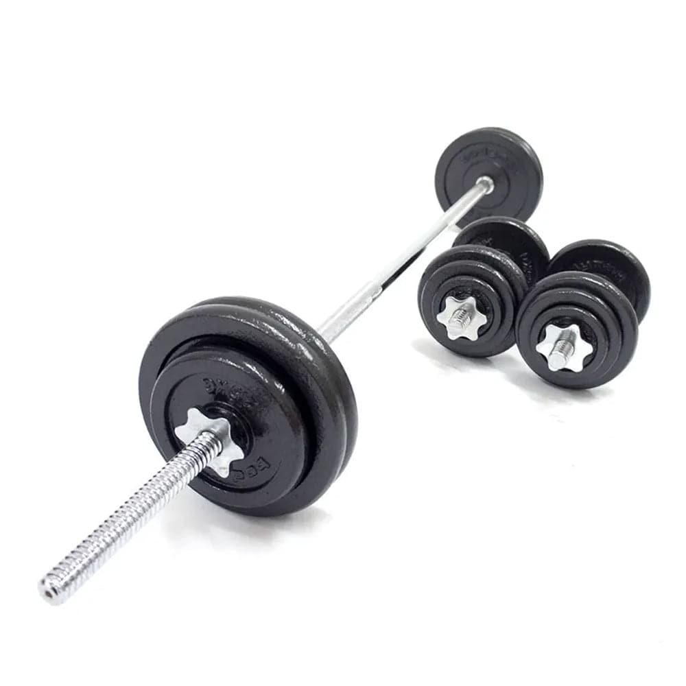 Combo, Ta Sport, Barbell Set  & Dumbbell Set 50Kg, Black - Athletix.ae