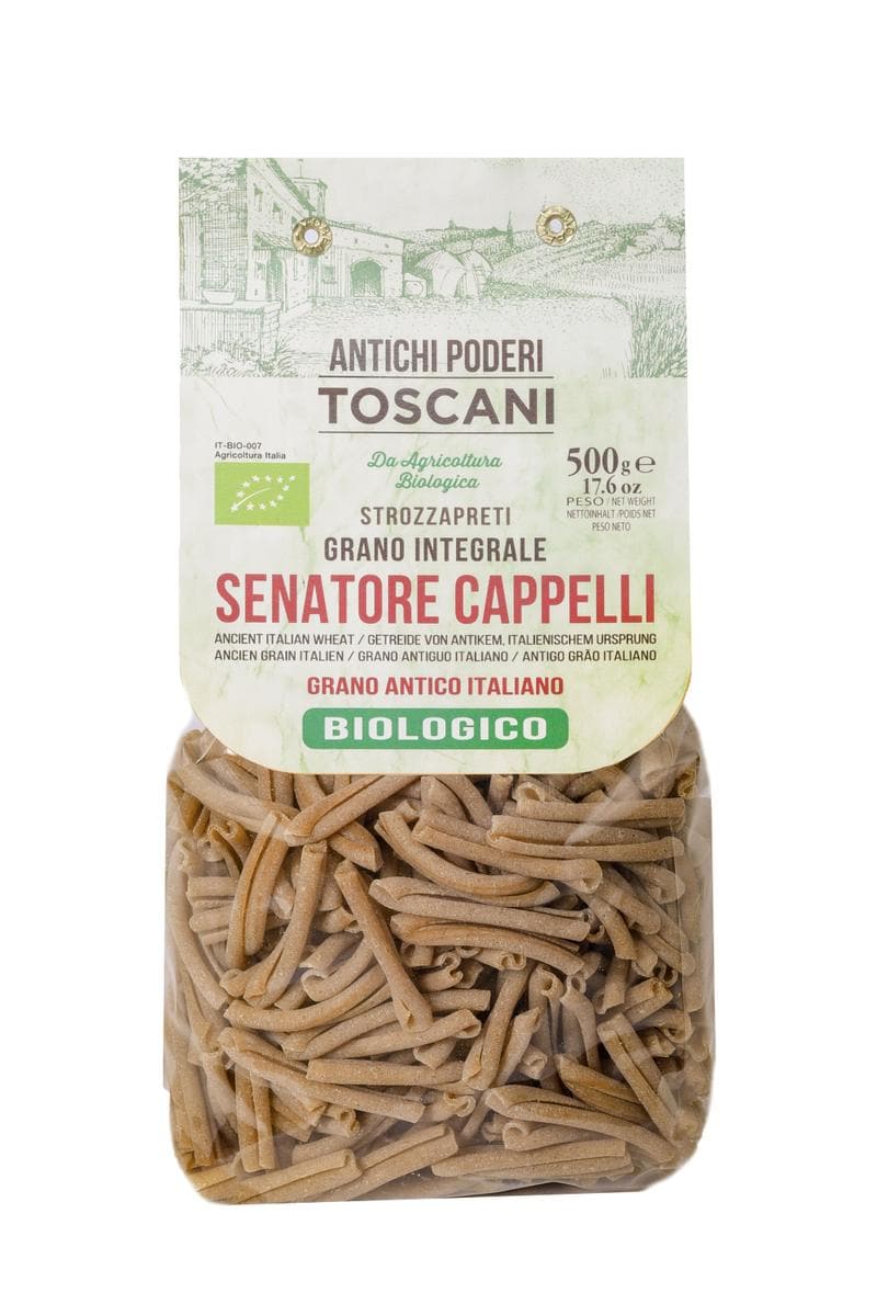 Antichi Poderi Toscani, Wholewheat Bio Organic pasta, Strozzapreti, 500 gr