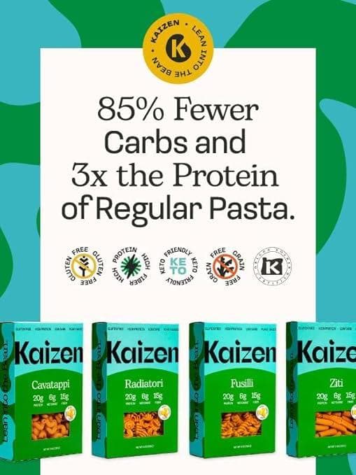 Kaizen Low Carb High Protein Pasta Cavatappi 226 Gr - Athletix.ae