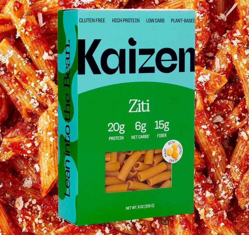 Kaizen Low Carb High Protein Pasta Ziti 226 Gr - Athletix.ae