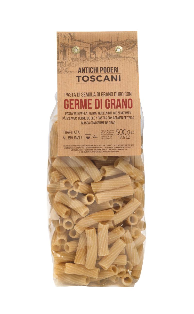 Antichi Poderi Toscani, Pasta with Wheat Germ, Tortiglioni, 500 gr