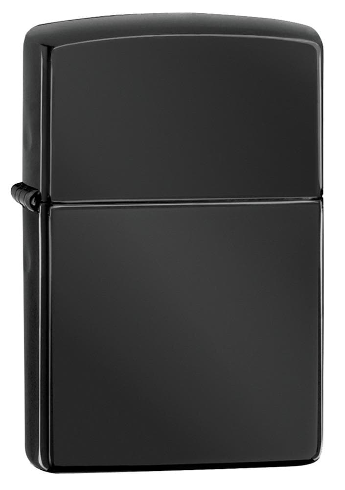 Zippo 24756 Classic High Polish Black Windproof Lighter, Classic Model, Black - OUTBACK