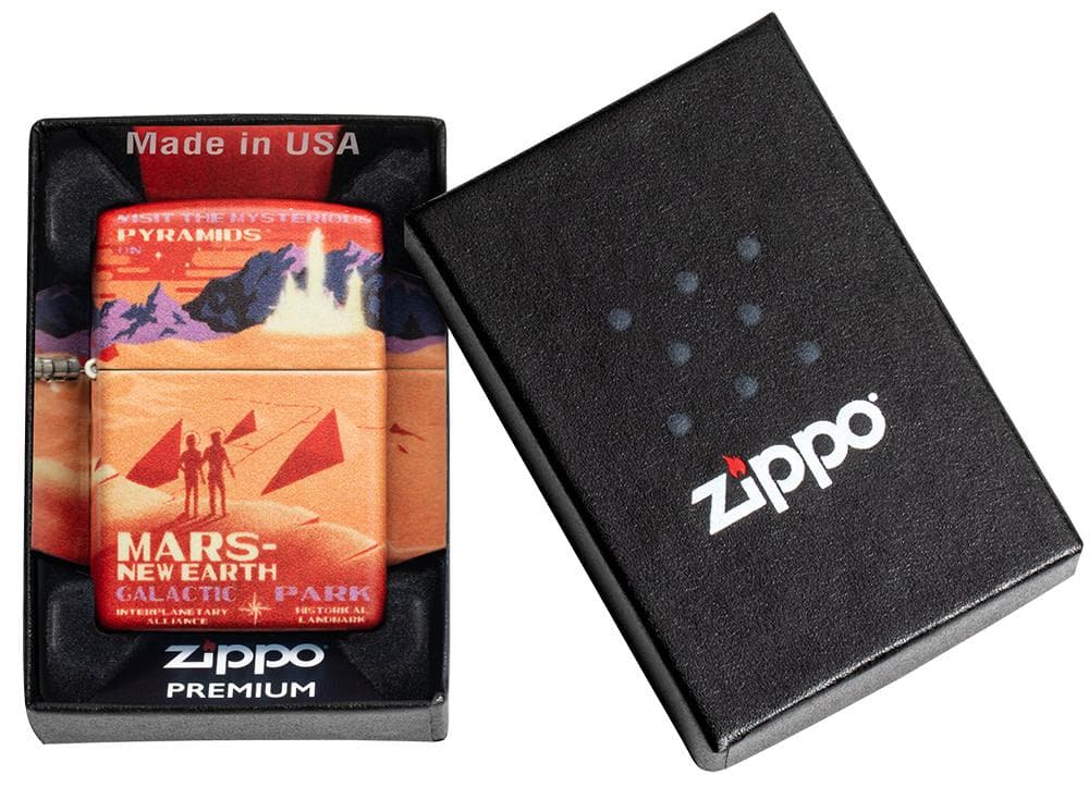 Zippo 49634 49352 Mars Design 540 Color Design Windproof Lighter - OUTBACK