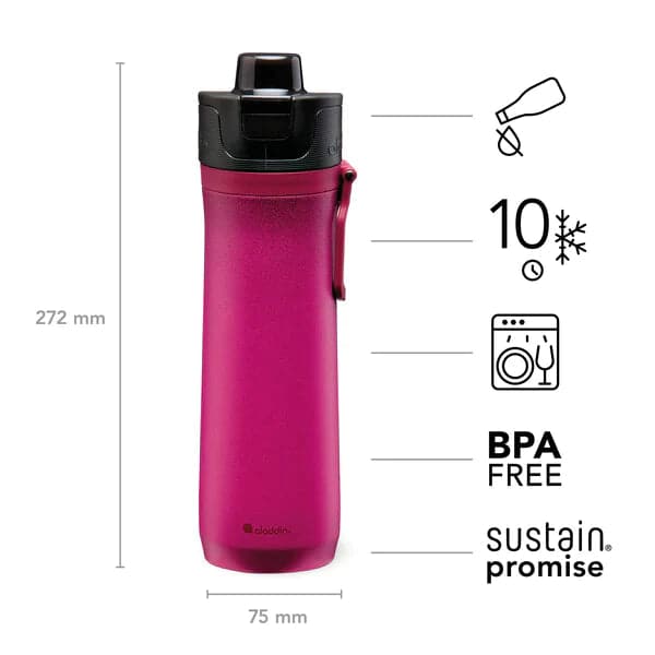 Shop for Aladdin Sports Thermavac Stainless Steel Water Bottle, 0.6L on athletix.ae