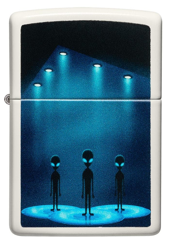 Zippo 49487 49193 Aliens Design Glow In the Dark Windproof Lighter - OUTBACK