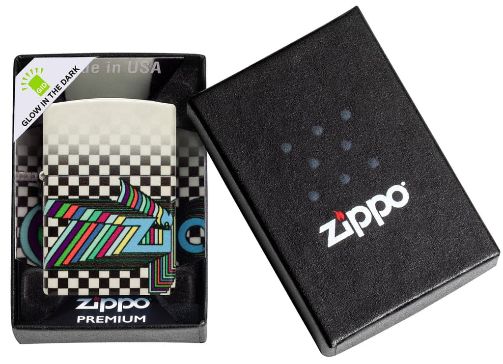 Zippo 48504 49193 Nostalgia Design 540 Color Glow in the Dark Windproof Lighter - OUTBACK