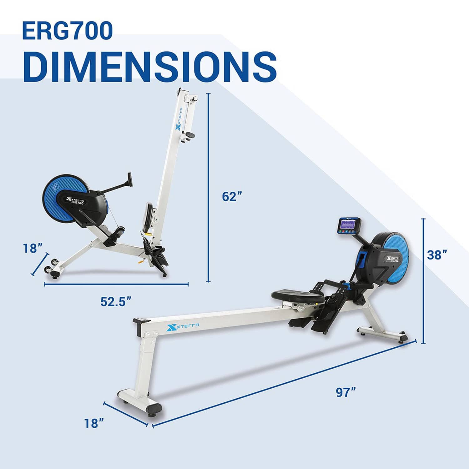 ARGT XTERRA Fitness ERG700 Air & Magnetic Rower