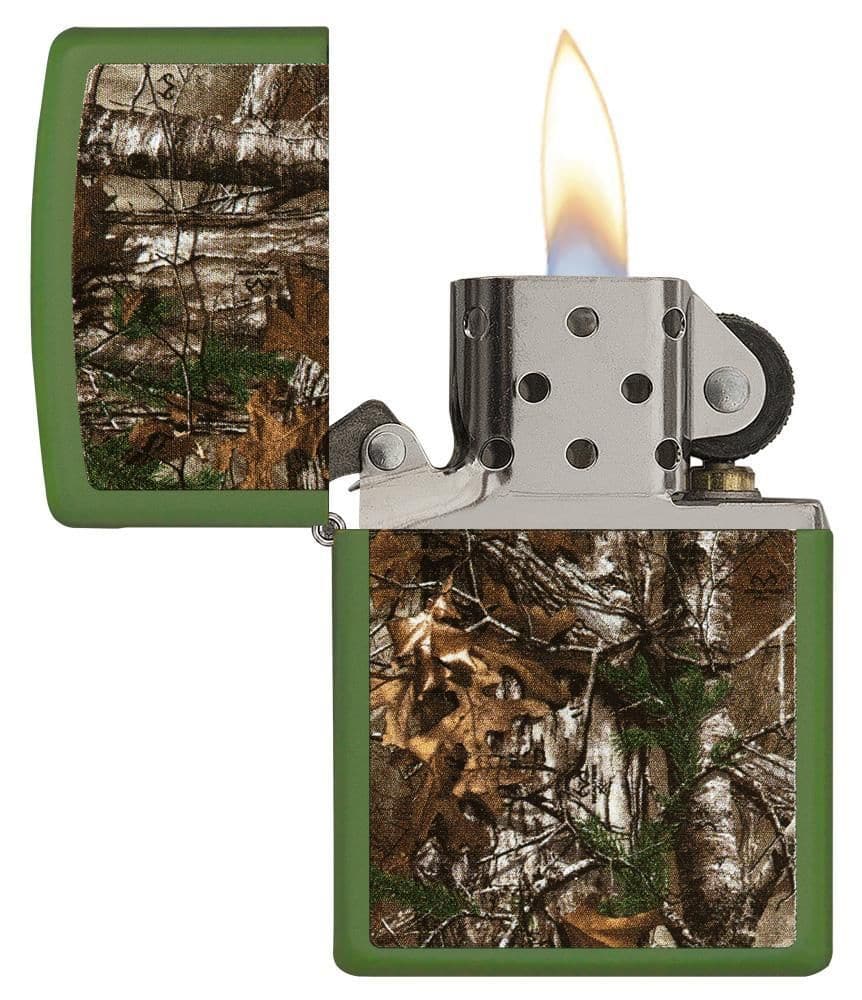 Zippo 29585 Realtree Xtra Camo Windproof Lighter, Classic Model, Green - OUTBACK