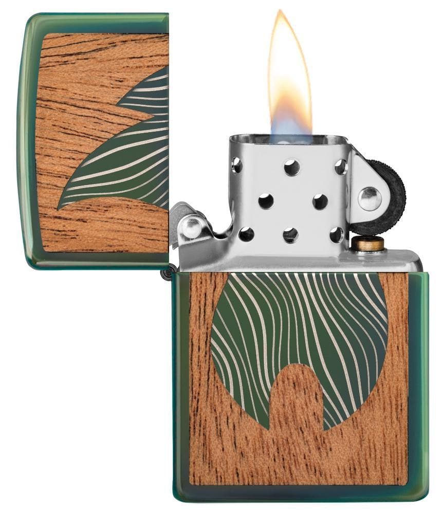 Zippo 49057 WOODCHUCK USA Chameleon Windproof Lighter, Classic Model, Yellow - OUTBACK