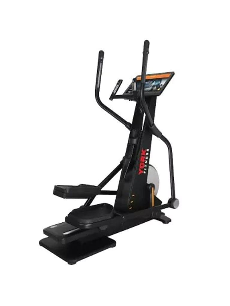 York, Fitness Incline Elliptical Cross Trainer, Black - Athletix.ae