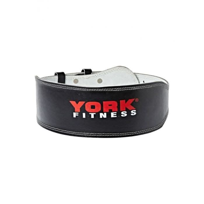 York, Fitness 4" Leather Padded Belt, 60216, Black