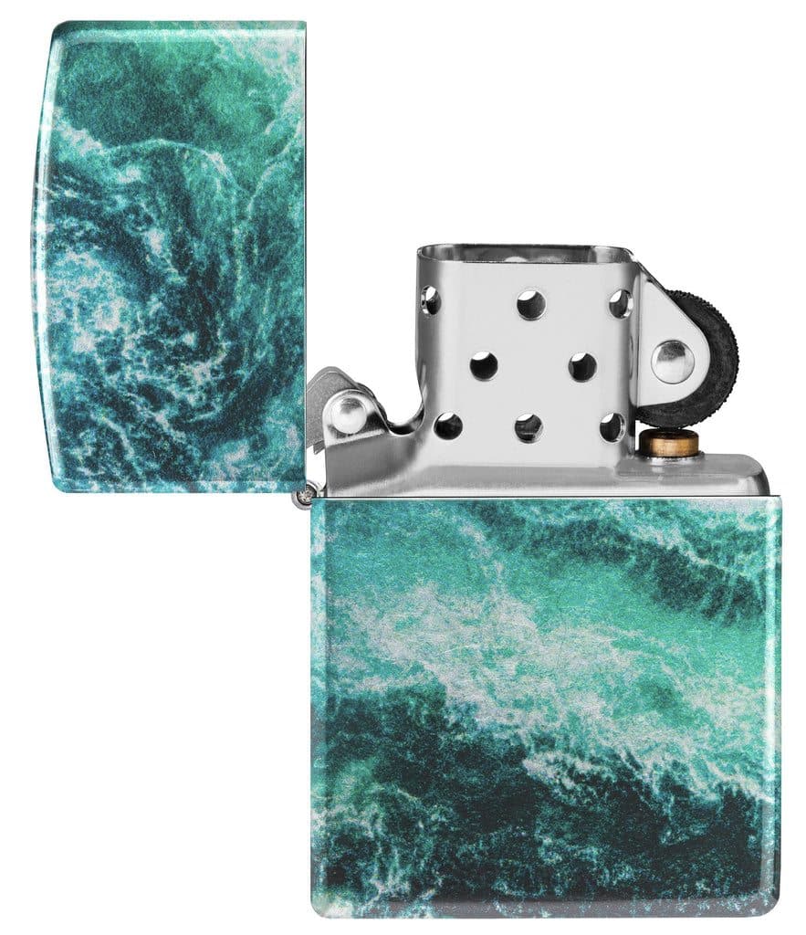 Zippo 48621 48459 Rogue Wave Design 540 Fusion Windproof Lighter - OUTBACK