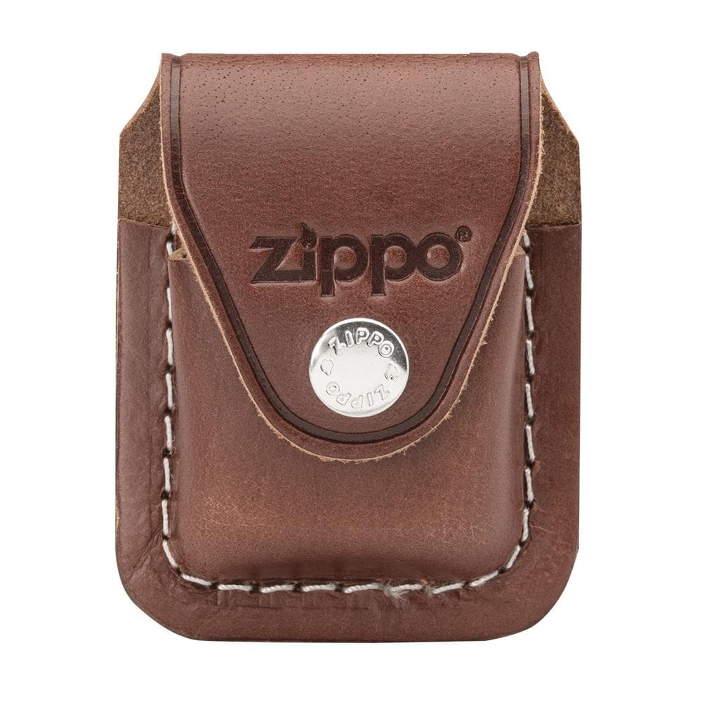 Zippo LPCB Lighter Leather Pouch Clip Brown, Classic Model, Brown - OUTBACK