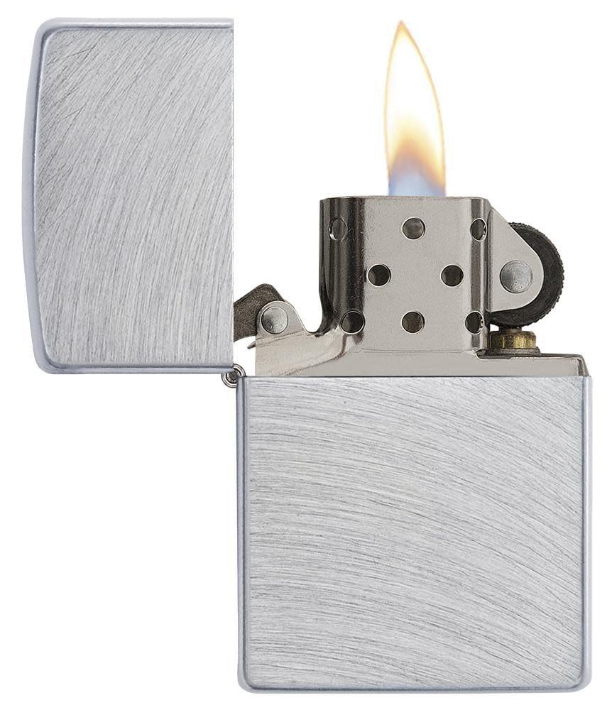 Zippo 24647 Classic Chrome Arch Winproof Lighter, Classic Model, Silver - OUTBACK